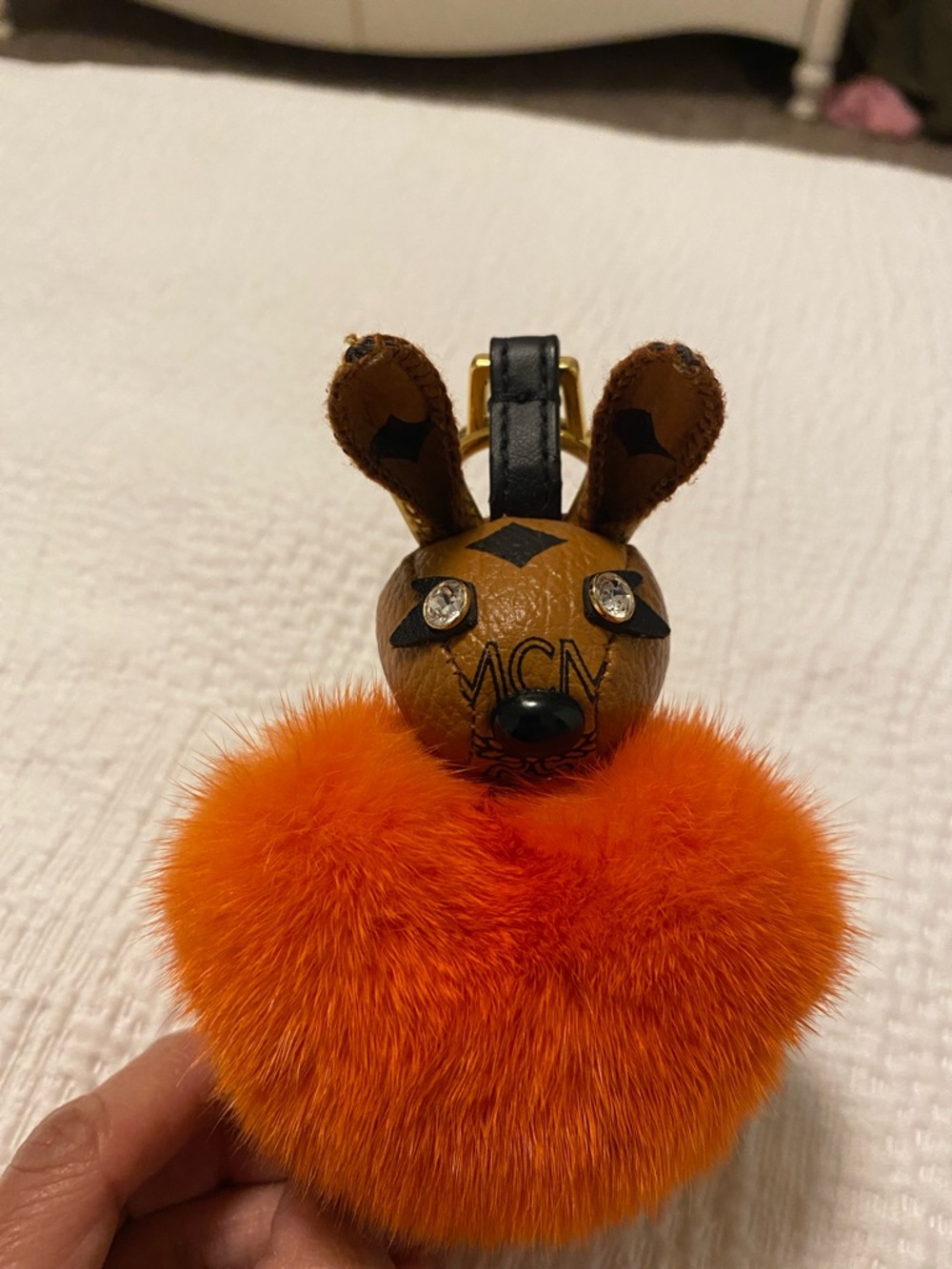 MCM Visetos Rabbit Keychain - Picture 3 of 8